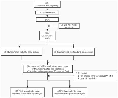 A single-center pilot randomized controlled trial of atorvastatin loading for preventing ischemic brain damage after carotid artery stenting
